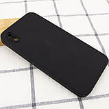 Silicone Case Square Full Camera Protective (AA) NOLOGO для Apple iPhone XS Max (6.5"), фото 3