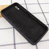 Silicone Case Square Full Camera Protective (AA) NOLOGO для Apple iPhone XS Max (6.5"), фото 4