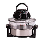 Аерогриль 13 літрів Sokany мультипечі 1400W аерофритюрниця без олії зі скляною чашею