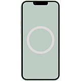 Чохол Silicone case (AAA) full with Magsafe and Animation для Apple iPhone 14 (6.1") Бірюзовий / Succulent, фото 4