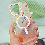 Чохол TPU+PC Flush with MagSafe для Apple iPhone 14 Pro Max (6.7") Baby pink, фото 4