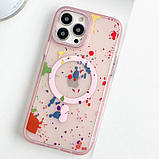 Чохол TPU+PC Flush with MagSafe для Apple iPhone 14 Pro Max (6.7") Baby pink, фото 5