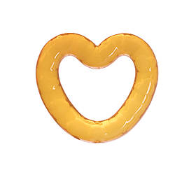 Прорізувач з гелем Сердечко 4+ Baby team Помаранчевий