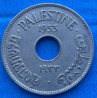 Монета Палестини 10 мілс 1933 р