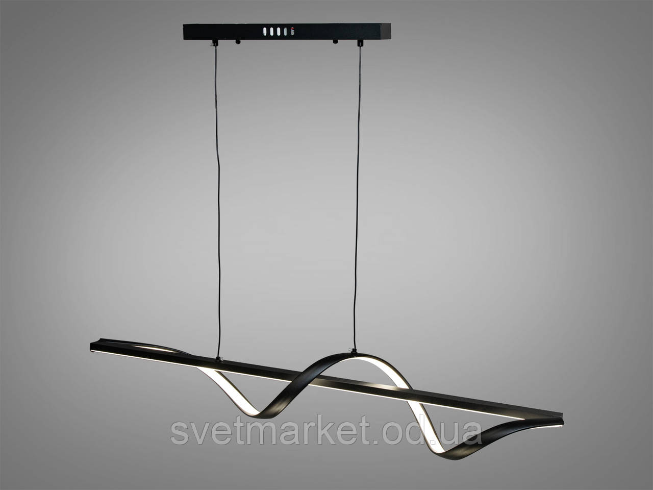 Сучасна біла люстра з регулюванням висоти 2362-120BK, фото 1