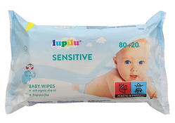 Вологі дитячі серветки Lupilu Sensitive 100шт