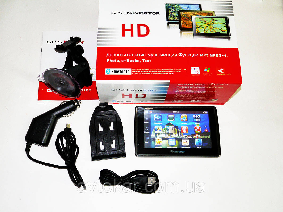 Навігація 5" P 5003A Tv + BT ORG, фото 1