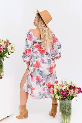 Стильна жіноча сукня, тканина "Креп Шовк" 48, 50, 52, 54, 56, 58 розмір 48, фото 2