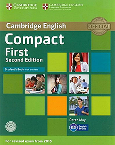 Підручник Compact First Second Edition student's Book with answers and CD-ROM