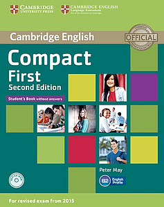 Підручник Compact First Second Edition student's Book without answers with CD-ROM