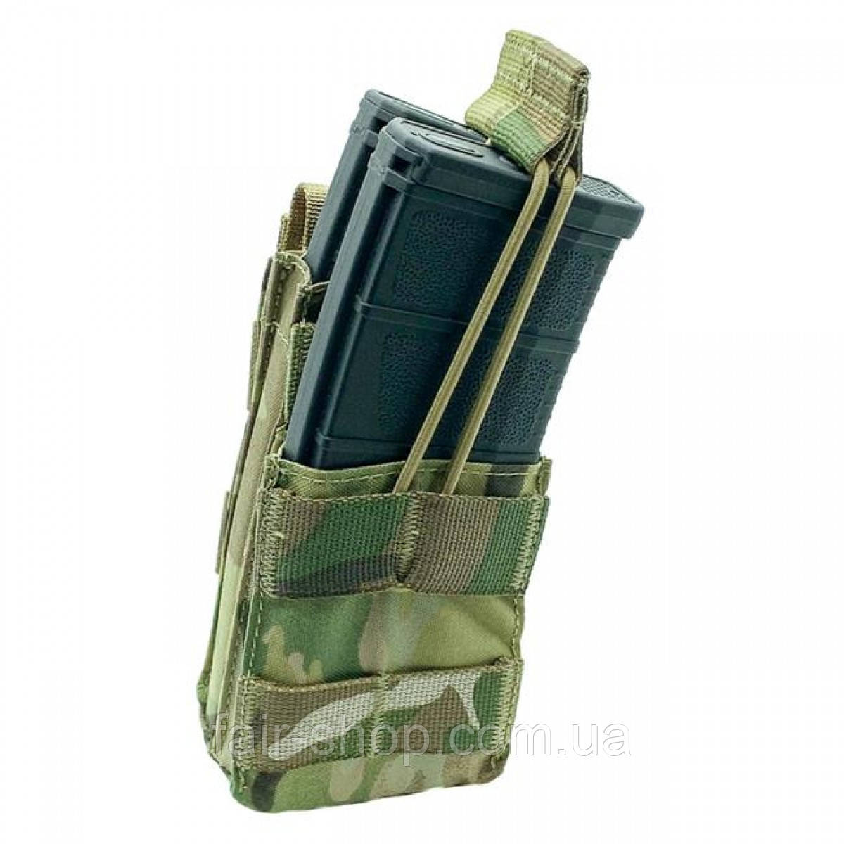 Підсумок Shellback Tactical Single Stacker Open Top M4 Mag Pouch MultiCam, оригінал. Доставка з США/ЄС протягом 14 днів, фото 1