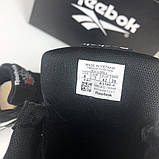 Чоловічі кросівки Reebok LX2200 сіточка замшеві стильні повсякденні чорні, фото 7
