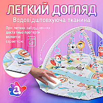 Розвиваючий килимок для дітей (немовлят) з дугами A1 (BabyMat-3M), фото 7