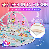Розвиваючий килимок для дітей (немовлят) з дугами A1 (BabyMat-3M), фото 5