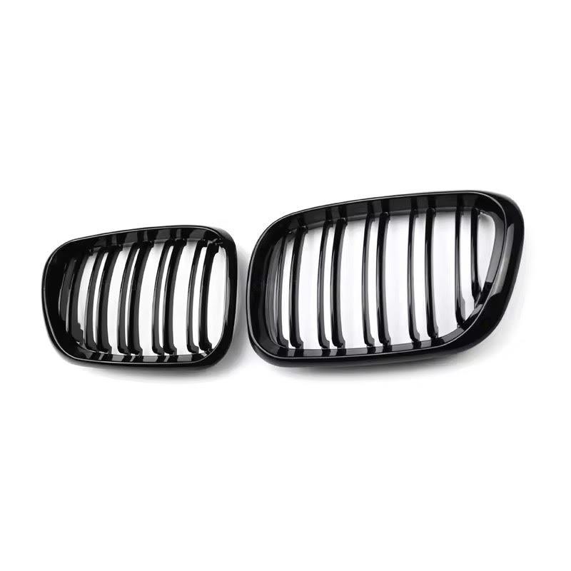 Решітки радіатора BMW X5 E53 дорестайлінг M Performance чорні глянцеві двореберні ніздрі БМВ, фото 1