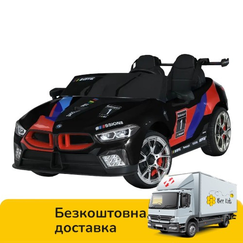 Електромобіль BMW дитячий (2 мотори 60W, 1 акум 24V7AH, пульт 2,4G, MP3, світло) Bambi M 5849EBLRS-2(24V), фото 1