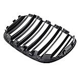 Решітки радіатора BMW X5 E53 рестайл M Performance чорні глянцеві двореберні ніздрі БМВ, фото 4