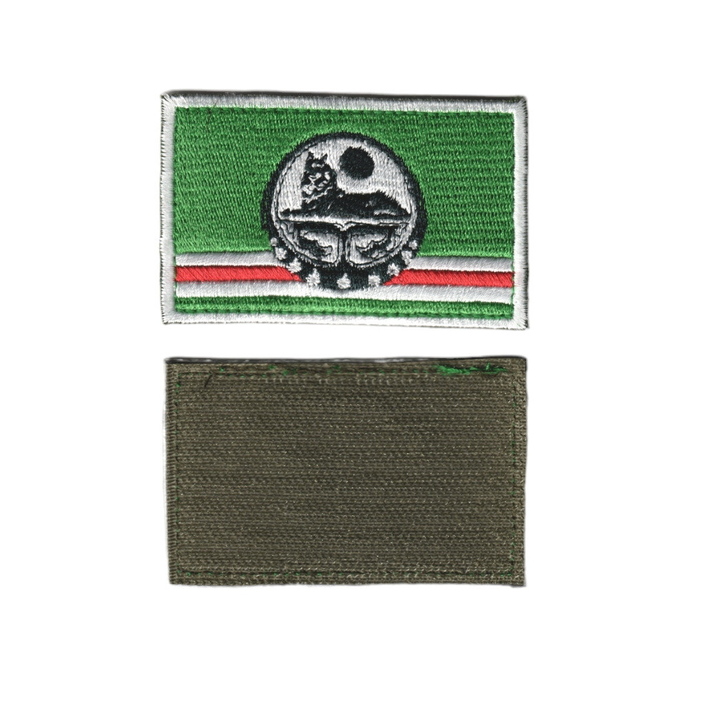 Шеврон ЗСУ, військовий / армійський, ІчкерІя - Хамзата Галієва,  на липучці,  8  см * 5 см, фото 1