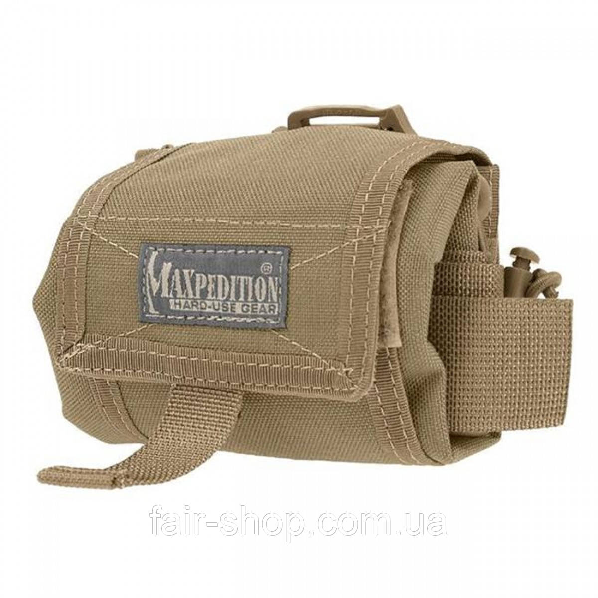 Сумка скидання Maxpedition Mega Rollypoly Folding Dump Pouch Khaki, оригінал. Доставка з США/ЄС протягом 14 днів, фото 1
