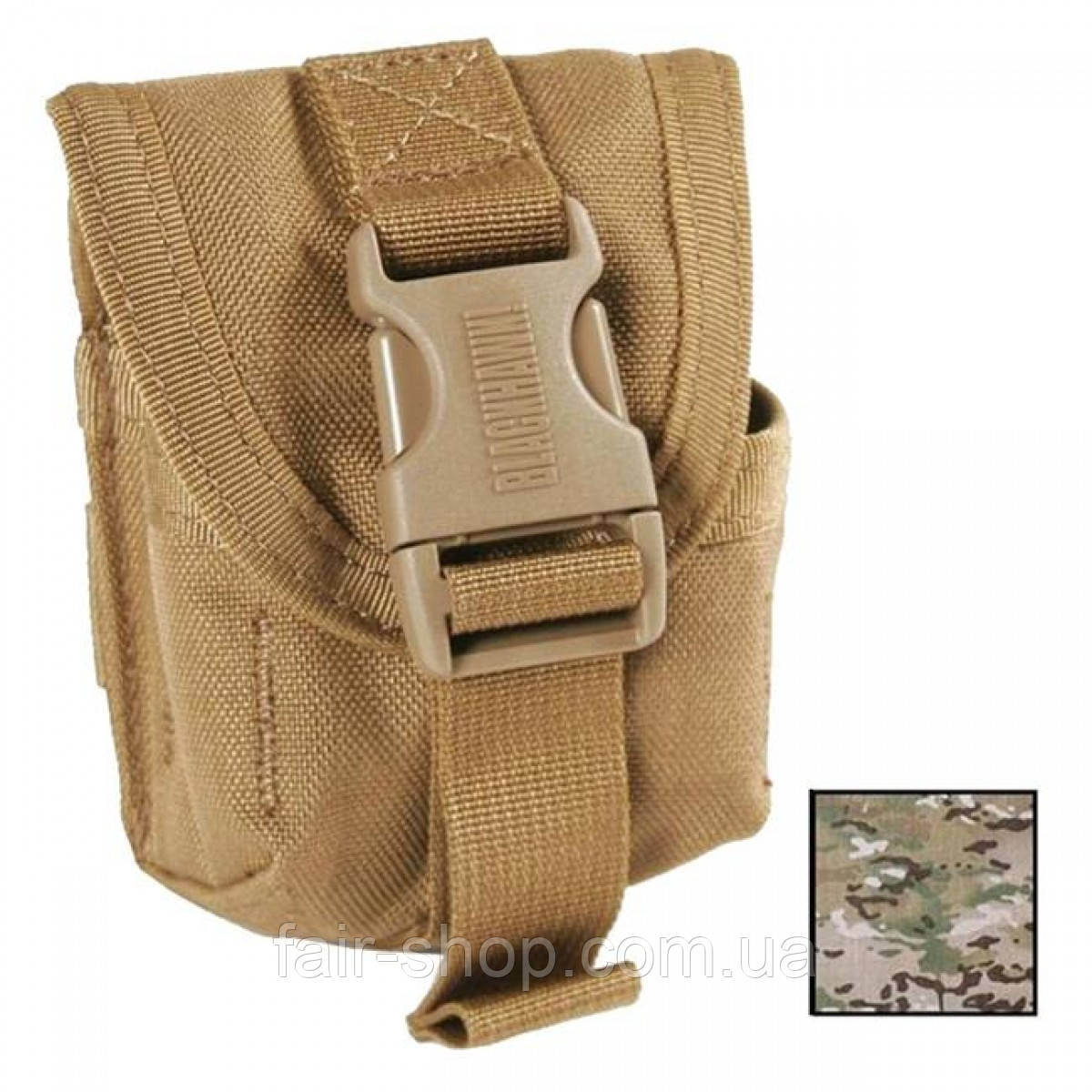 Підсумок для гранат Blackhawk Single Frag Grenade Pouch MultiCam, оригінал. Доставка з США/ЄС протягом 14 днів, фото 1