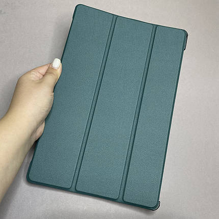 Чохол-книга для Samsung Galaxy Tab S7 Plus T970 T975 книжка на планшет самсунг таб с7 плюс темно-зелена v7r, фото 1