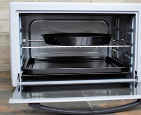 Електрична духовка Мрія MF-49 з конвекцією (гриль + ґніт, підсвітка) об'ємом 49 літрів, фото 3