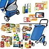 Господарська сумка-візок ShoppingCruiser 3 Wheels, 48+14 л (Blue), фото 8