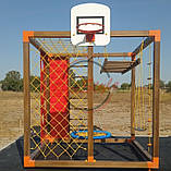 Спортивний дитячий комплекс Куб з гойдалкою Гніздо лелеки, фото 8