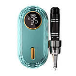 Набір на акумуляторі манікюрний з лампою S10 білою 48 Вт та фрезером JF-603 на 35 Вт бірюзовим RD-56, фото 2