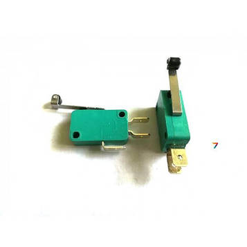 Мікроперемикач 1E4 T125 важіль із коліщатком 27 мм / 250 V / 16 A купити в Україні