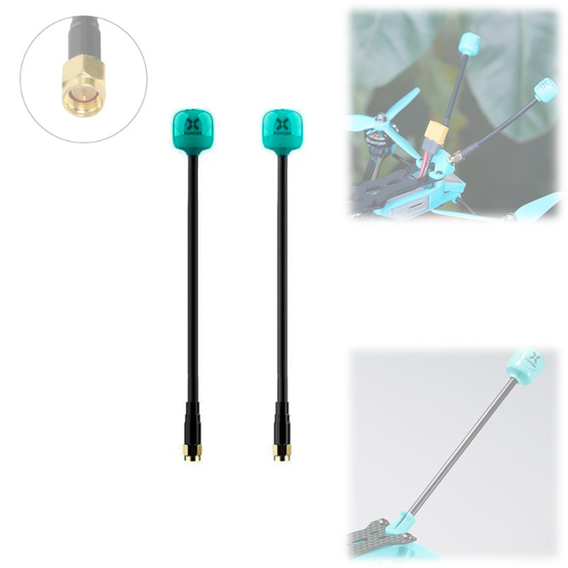 Антена для дрона FPV 2 шт., SMA RHCP 2.6 дБі 15 см, Foxeer Lollipop 4 Plus