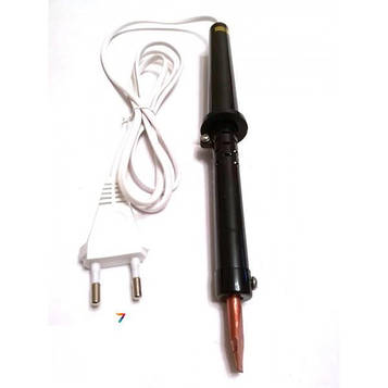 Паяльник електричний ПП80/220В-80 Вт із пластиковою ручкою купити в Україні