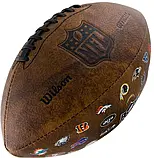 М'яч для американського футболу Wilson NFL Jr Throwback Fb 32 Team Logo WTF1534XBNFL (розмір 7), фото 4