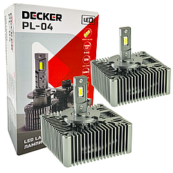 Лампа світлодіодна для фар DECKER LED PL-04 D5S 6000K 10000LM 2 шт комплект