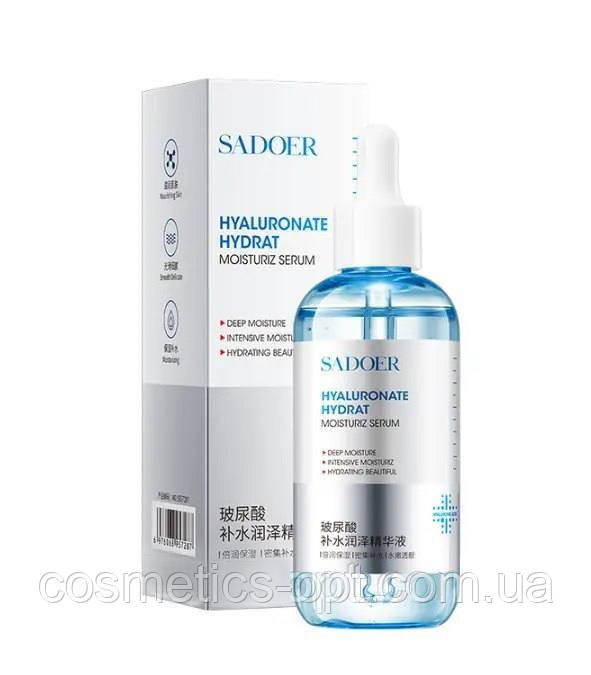 24-годинна зволожуюча сироватка для обличчя Sadoer Hyaluaronate Hydrat, 120 мл