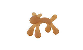 Прорізувач силіконовий "Котик" 4+ Baby team Коричневий