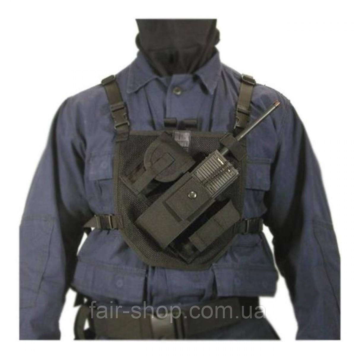 Розвантаження на грудь Blackhawk Patrol Radio Chest Harness Black, оригінал. Доставка з США/ЄС протягом 14 днів, фото 1