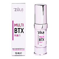 ZOLA MULTI-TREATMENT BTX 9 в 1 | Багатофункціональний преміальний засіб для брів та вій | Прозорий
