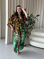 Стильний одяг для відпочинку. Жіночі яскраві туніки. Плаття-халат. Туніка розмір універсал М-2XL.