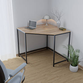 Письмовий стіл БЕТА Neman, колір дуб крафт золотий / чорний, фото 1