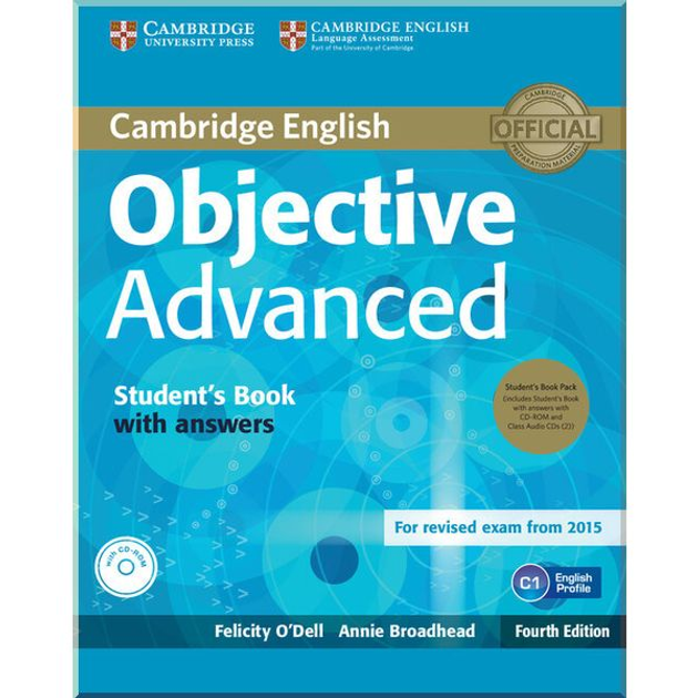 Підручник Objective Advanced Fourth Edition student's Book with answers and CD-ROM and Class Audio CDs, фото 1