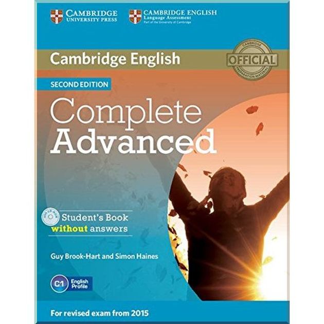 Підручник Complete Second Edition Advanced student's Book without answers with CD-ROM
