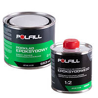 Polfill Ґрунт єпоксидний Polfill 2:1 "мокрий по мокрому" 0.375l + зав.188ml, сірий