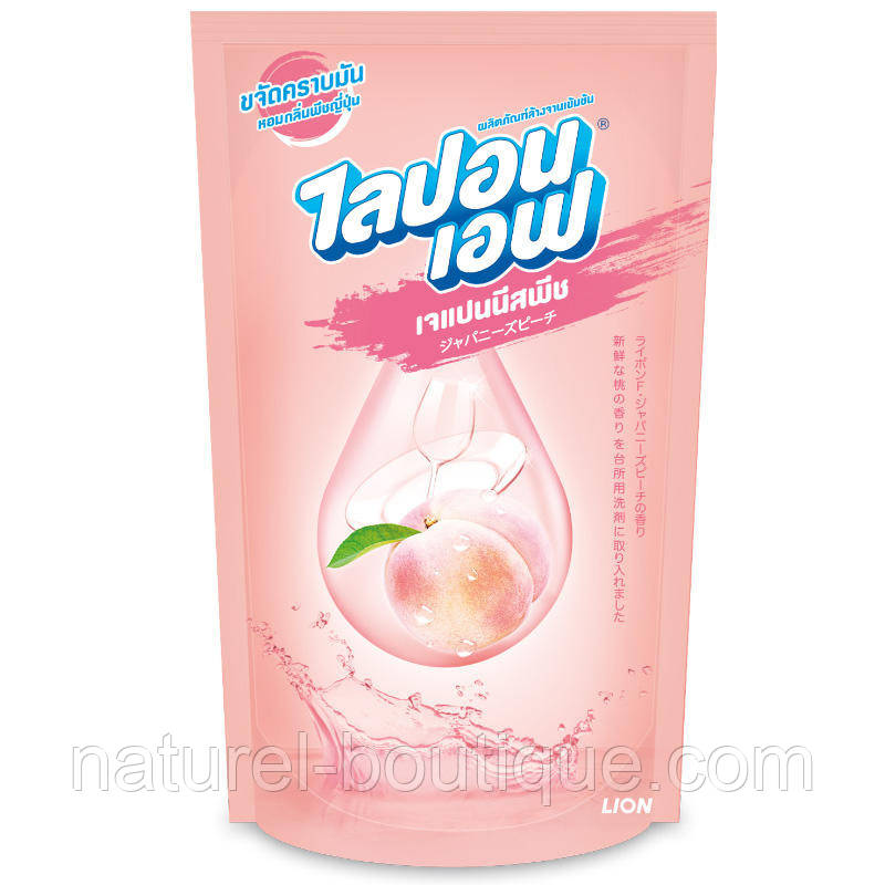Засіб LION Lipon-F для миття посуду Japanese Peach запаска 500 мл