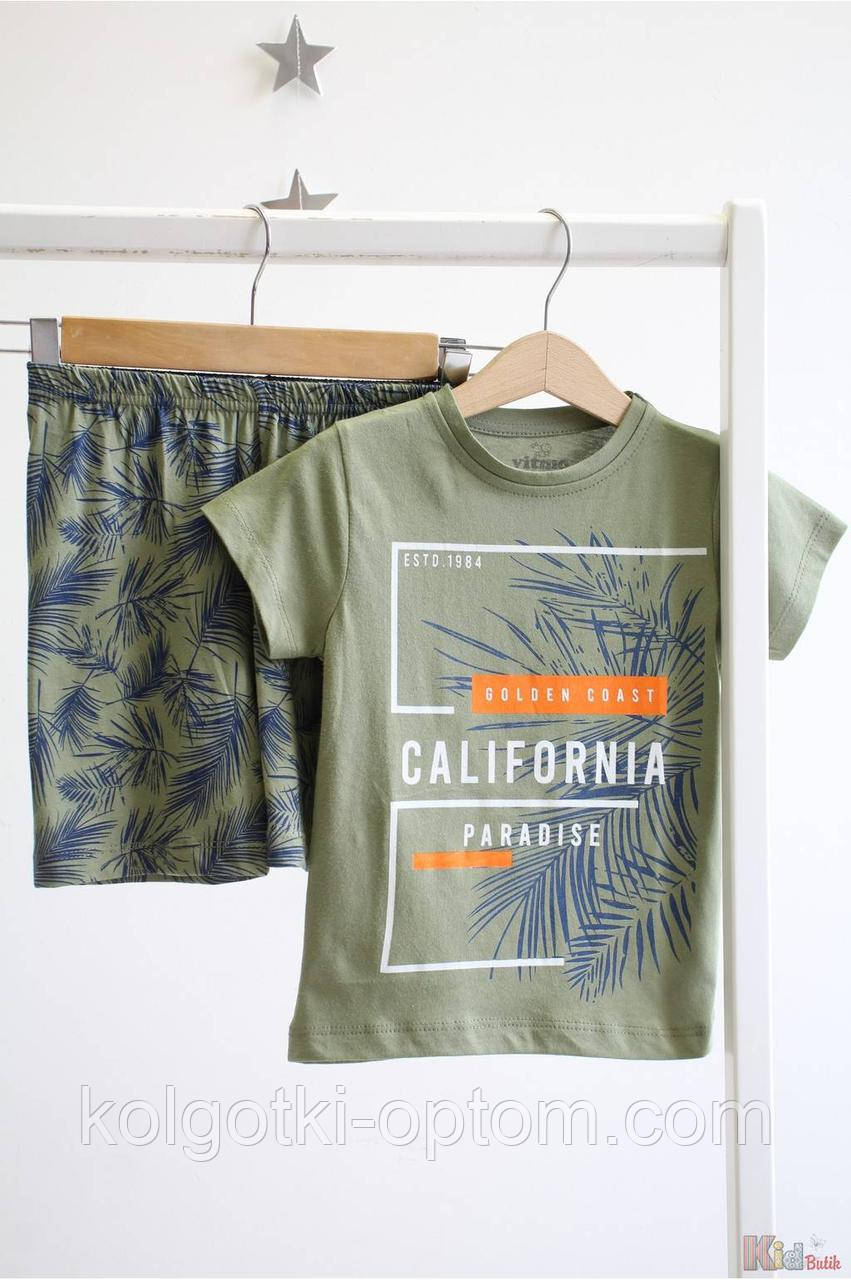 ОПТОМ Піжама зелена "California" для хлопчика (110 см.)  Vitmo 8684200127136