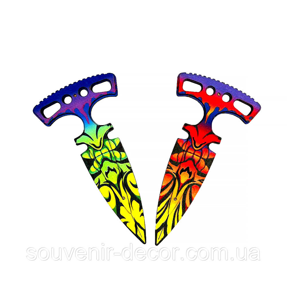 Дерев'яні дитячі ножі Тичковi TIKI з STANDOFF 2, іграшкова зброя, фото 1