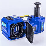 Набір 3 в 1 домкрат електрогідравлічний 2 т + компресор 12 В, 10 А, 35 л/хв + гайковерт 12 В, 480Nm, фото 2