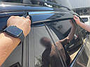 Дефлектори вікон (вітровики) BMW X5 E70 2007-2013 з Хром полоскою накладні (DEFL), фото 6
