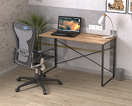 Стіл письмовий Line Ascet 120*50 см дуб евок ТМ ARTinHEAD, фото 4