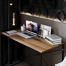 Стіл письмовий Line Ascet 120*50 см дуб евок ТМ ARTinHEAD, фото 5